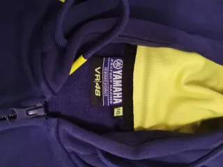 Felpa Yamaha VR 46 Blu/Giallo