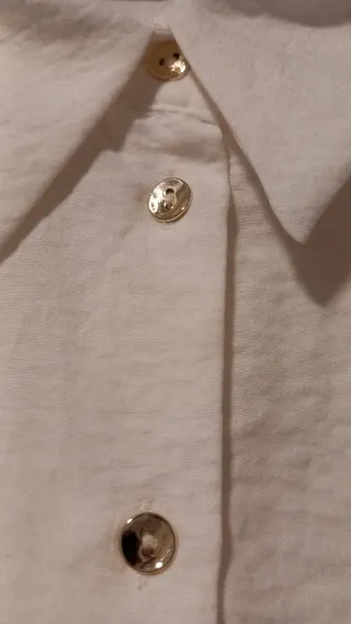 Blusa Blanca Manga Larga Encuentro