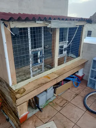 Pajarera Loros Dividida 2 Compartimentos