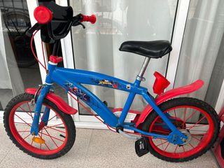 Bicicleta infantil Spiderman