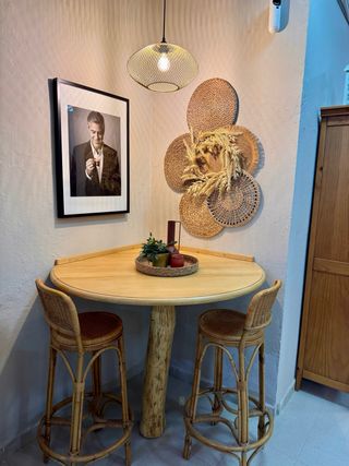 Mueble Estación Café y Mesa Alta