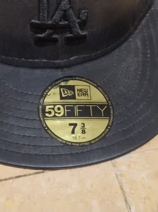 Gorra New Era 59Fifty LA Negra