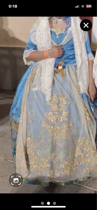 Traje de Fallera para niña