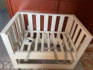 Minicuna colecho Look at me blanca/madera