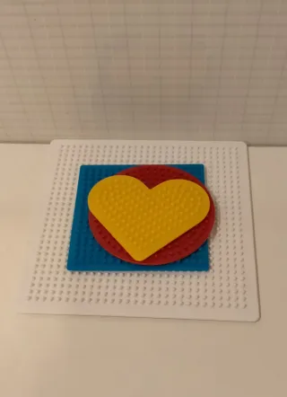 Bote cuentas Pyssla IKEA con 4 bases