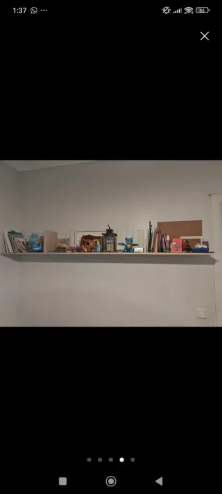 Estructura cama infantil con estantería