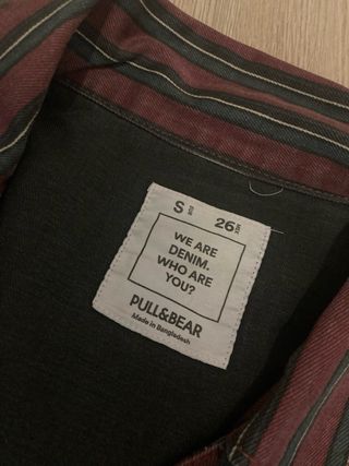 Cazadora vaquera Pull&Bear rayas S