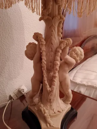 2 Lámparas Mesilla Vintage, estilo victoriano