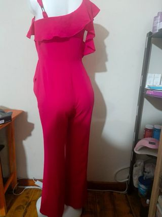 Mono Adelyn Rae volantes rosa Talla M