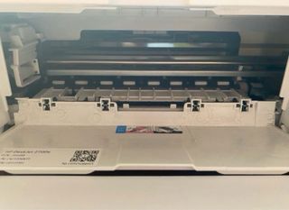 Impresora HP Azul y Blanca