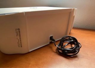 Impresora HP Azul y Blanca