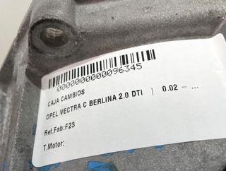 96345 f23 caja cambios opel vectra c berlina 2.0