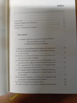 Libro La historia de Henry Esmond