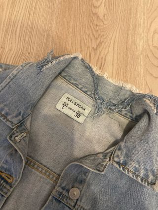 Cazadora vaquera Pull&Bear azul