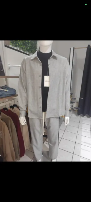 Coordinato uomo grigio