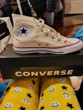 Zapatillas Converse Beige/Blanco Talla X
