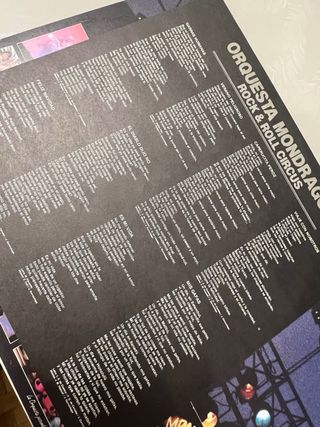 Vinilo Rock & Bolt Circus Orquesta Mondragón