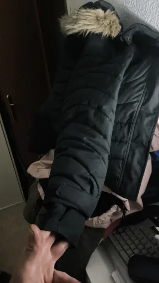 Cazadora negra mujer