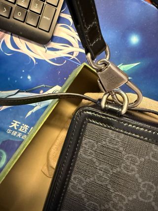 Borsa Gucci GG Supreme Nero/Grigio