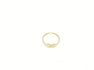 anillo oro 18k con circonita
