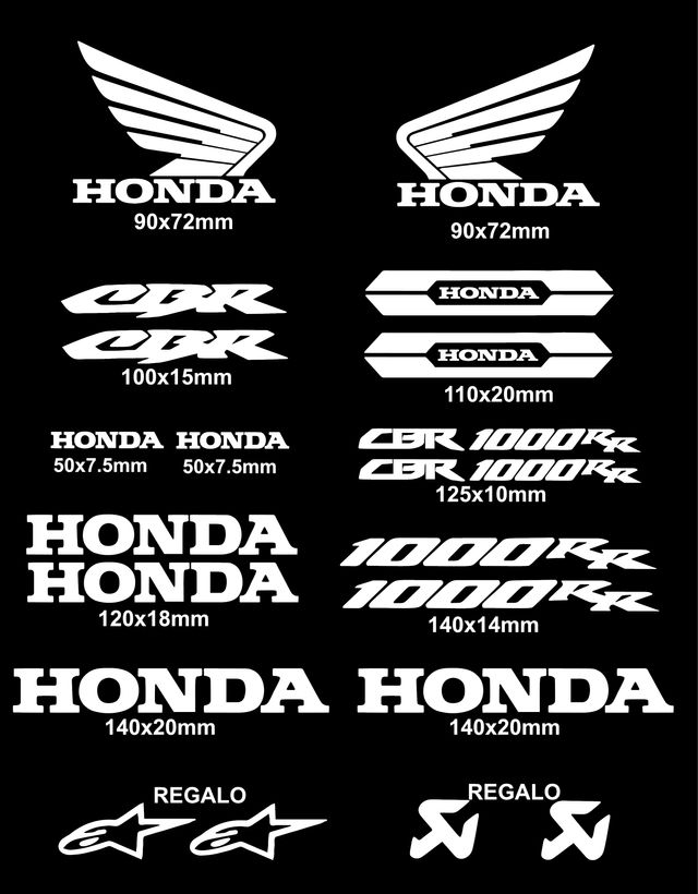 Pegatinas Honda CBR 1000rr