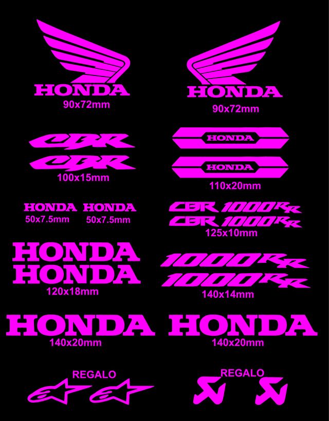 Pegatinas Honda CBR 1000rr
