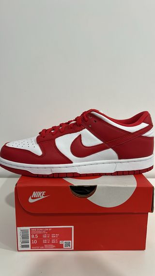 Nike Dunk Low SP Rojo y Blanco Talla 42