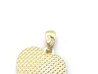 colgante oro 18k con piedra con circonita