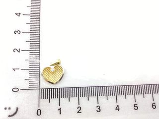 colgante oro 18k con piedra con circonita