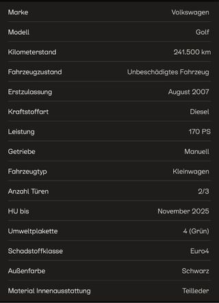 Volkswagen Golf 2007