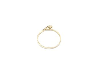 anillo oro 18k con piedra con circonita