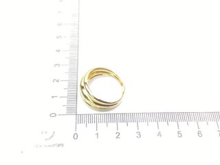 anillo oro 18k con circonita