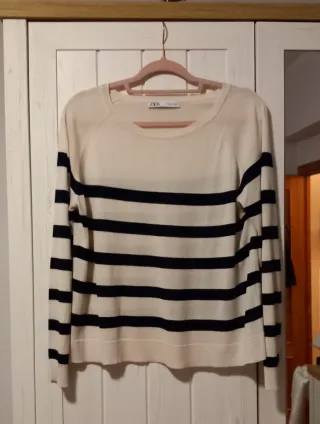 Jersey Zara fino Rayas Talla L