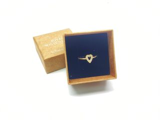 anillo oro 18k con piedra con circonita
