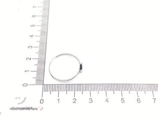 anillo oro 18k con circonita