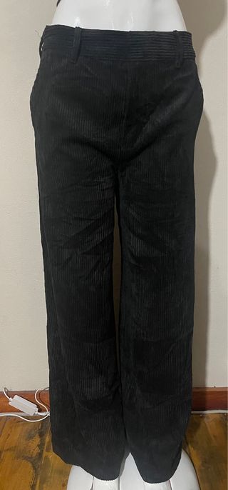 Pantalón estilo pana Banana Republic negro T10
