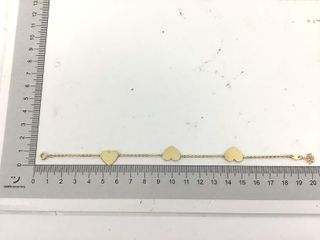 pulsera oro 18k con piedra