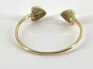anillo oro 18k con circonita