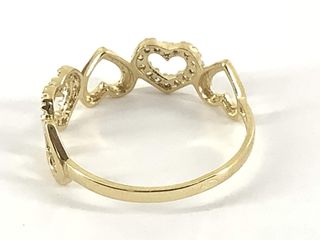 anillo oro 18k con piedra con circonita