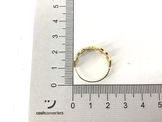 anillo oro 18k con piedra con circonita