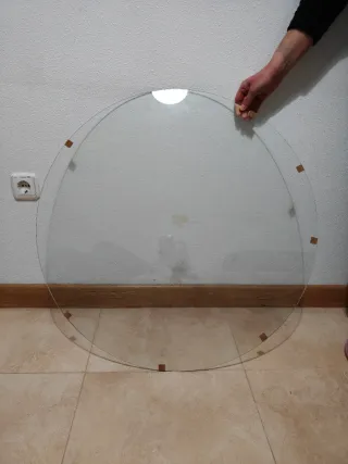 Cristal Mesa Camilla Redondo 80cm