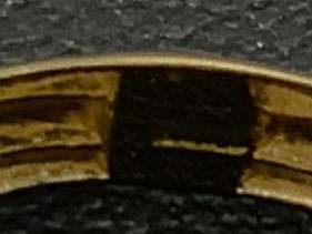 anillo oro 18k con circonita