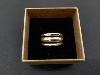 anillo oro 18k con circonita