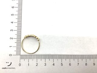 anillo oro 18k con piedra con circonita