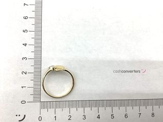 anillo oro 18k con piedra con circonita