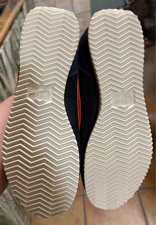 Nike Cortez Talla 38 Negro Naranja