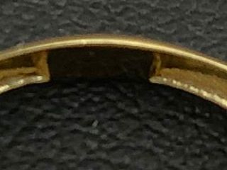 anillo oro 18k con piedra con circonita