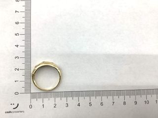 anillo oro 18k con piedra con circonita