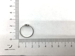 anillo oro 18k con circonita