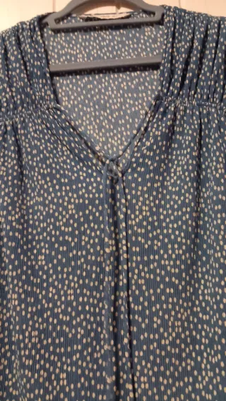 Blusa Mango Talla L Estampada